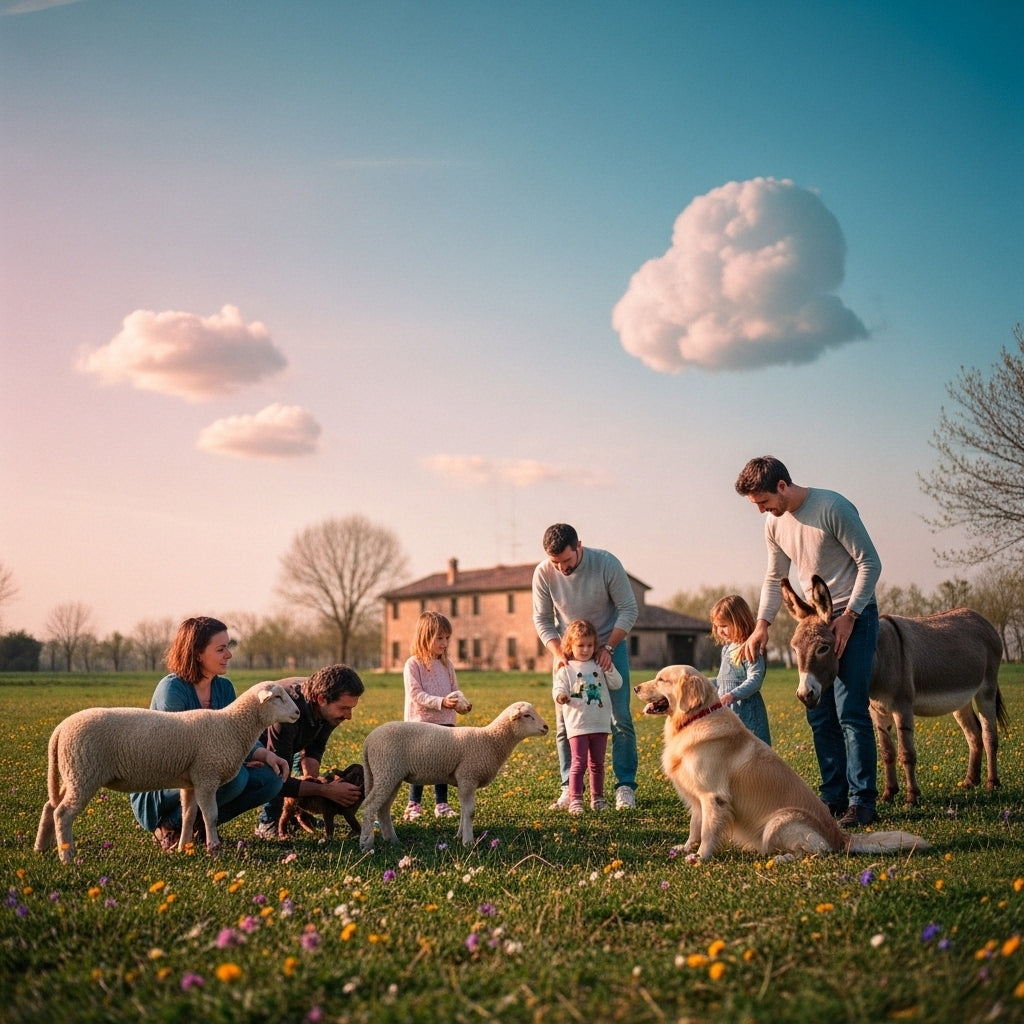 Pet therapy nell'agriturismo le cicale