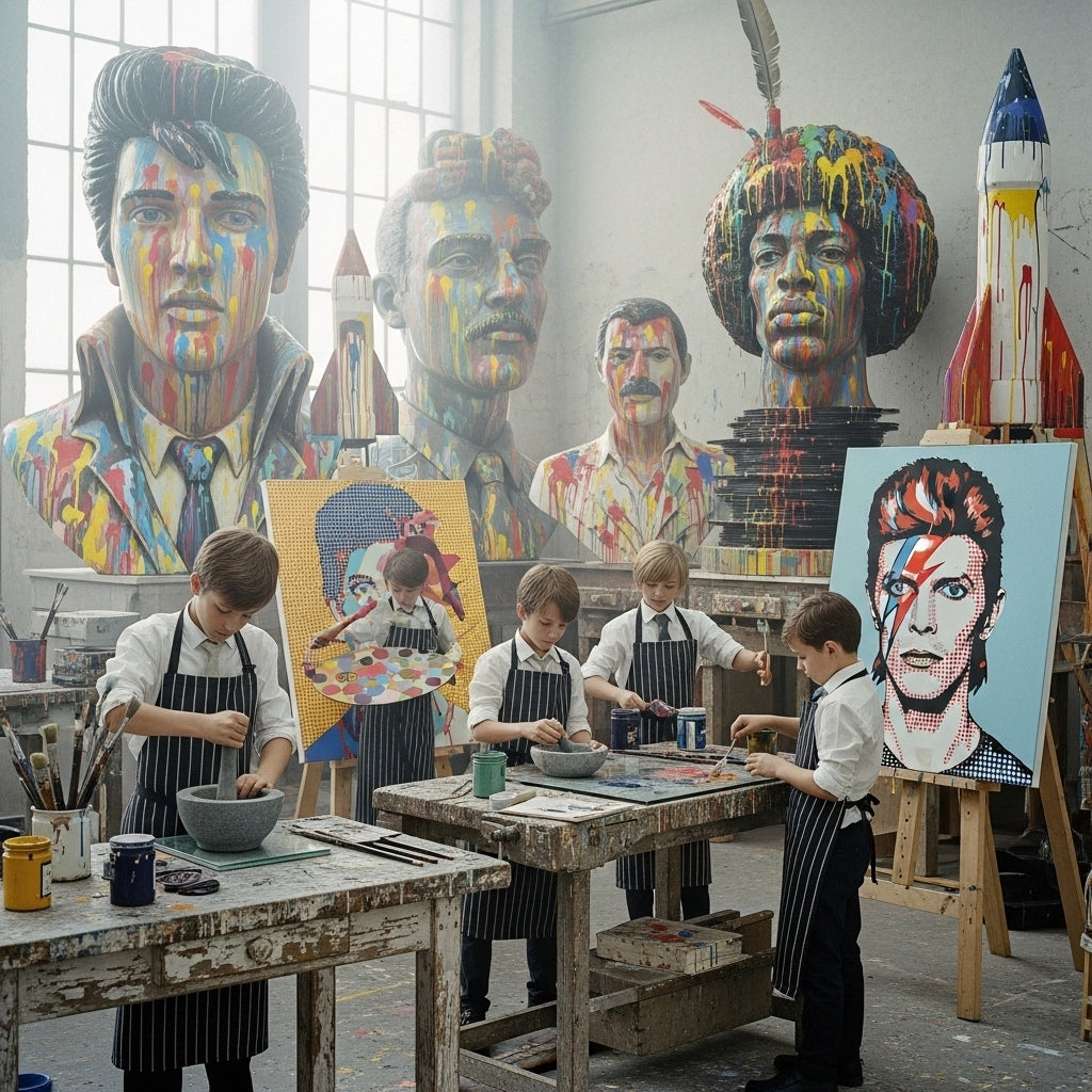 Pop art con il maestro Pellini - Icons of rock