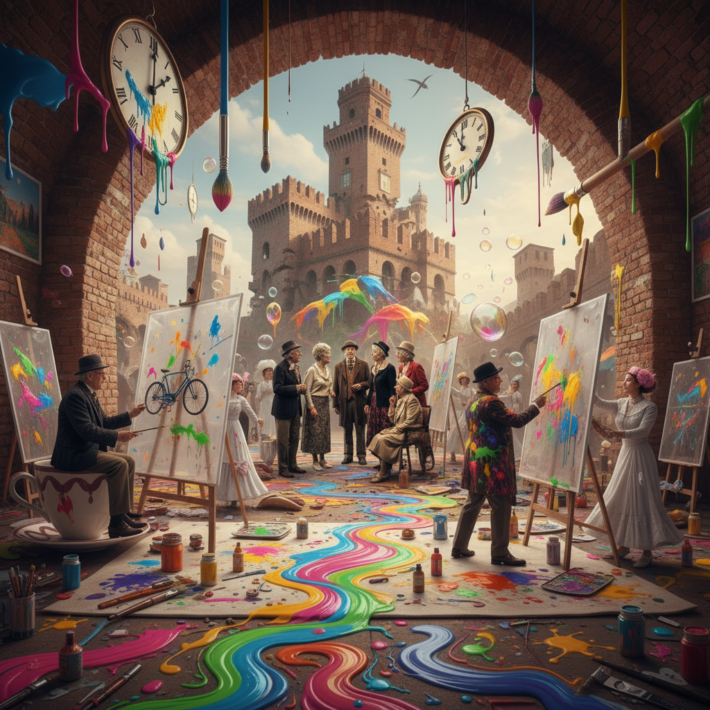 Estemporanea d'arte con gli amici della galleria " Il rivellino "